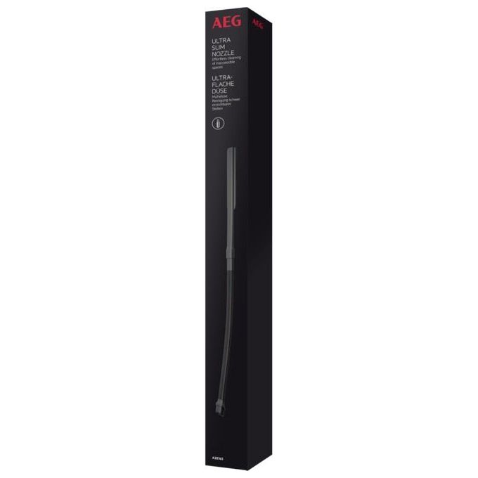 AEG AZE163 Bocchetta Ultra Slim per Aspirapolvere Senza Fili Profondita' Minima 19 mm Lunghezza Raggiungibile 80 cm Ingresso Aria 21 cm colore Nero