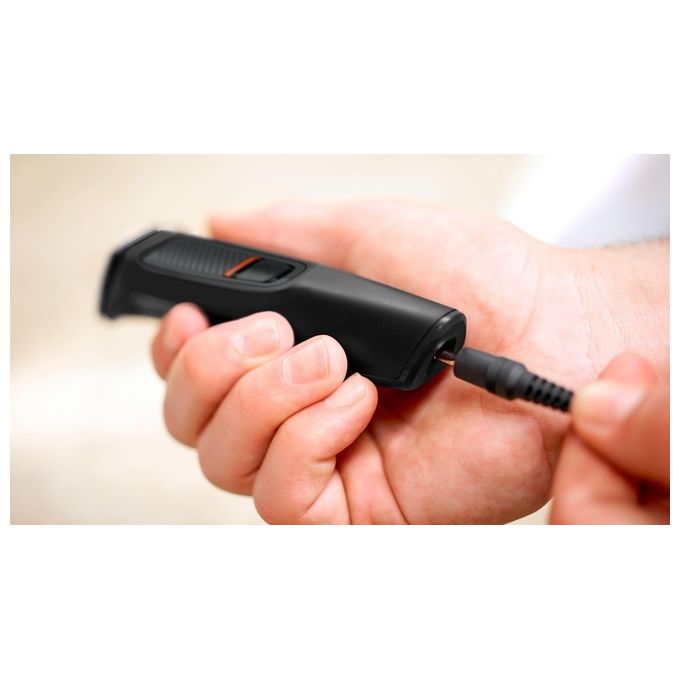 Philips MG-3710-15 Multigroom Series 3000 Rifinitore All-In-One 6 in 1 Autonomia 60 min Nero