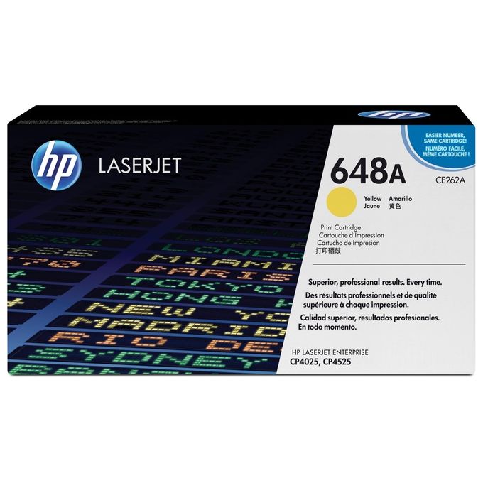 Hp toner giallo 11000 pagine per clj cp4025-cp4525