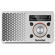 Technisat DigitRadio 1 Radio Portatile Digitale Argento-Arancio