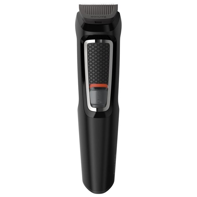 Philips MG3740-15 MULTIGROOM Serie 3000 Regolabarba 9 in 1 lame autoaffilanti acciaio inox autonomia 60 min colore Nero