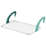 Colombo ST188 Balcony Stendibiancheria da Balcone Ripiegabile 10 m Alluminio Antiruggine Bracci Regolabili