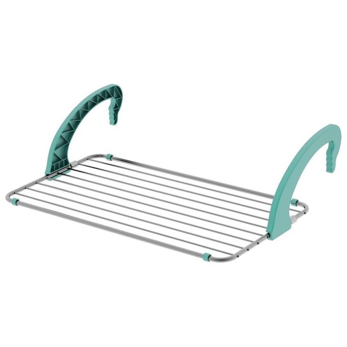 Colombo ST588 Balcony Stendibiancheria da Balcone 10 m Braccia Regolabili Ripiegabile colore Acciaio inossidabile