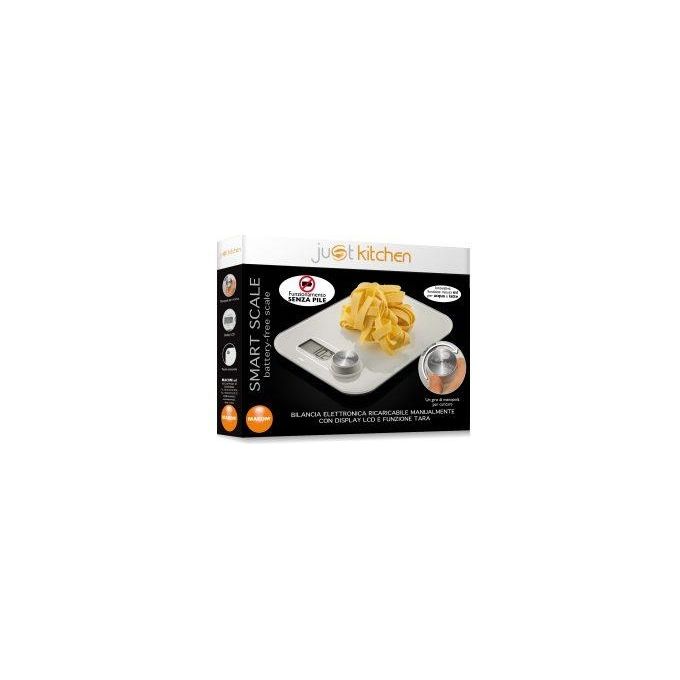 Macom Just KIT_chen 868 Smart Scale Bilancia Elettronica per Alimenti senza Batterie Bianco