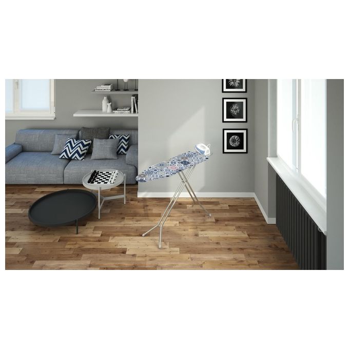 Colombo Asse stiro CUPIDO 114x36 regolabile in 5 posizioni di altezza, poggiaferro con appoggio in silicone