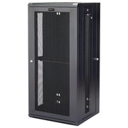 StarTech.com RK2620WALHM Armadio Rack 26U Montabile a Parete 19 pollici 4 Montanti Capacita' 90 Kg Pannelli Laterali Rimovibili Ventilato con Ripiano 1U colore Nero
