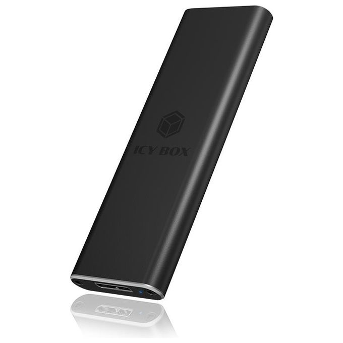 Icy Box box per hard disk m.2 usb 3.0 1x m.2 sata ssd Black