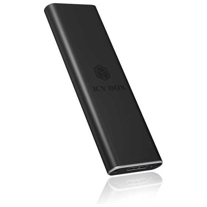 Icy Box box per hard disk m.2 usb 3.0 1x m.2 sata ssd Black