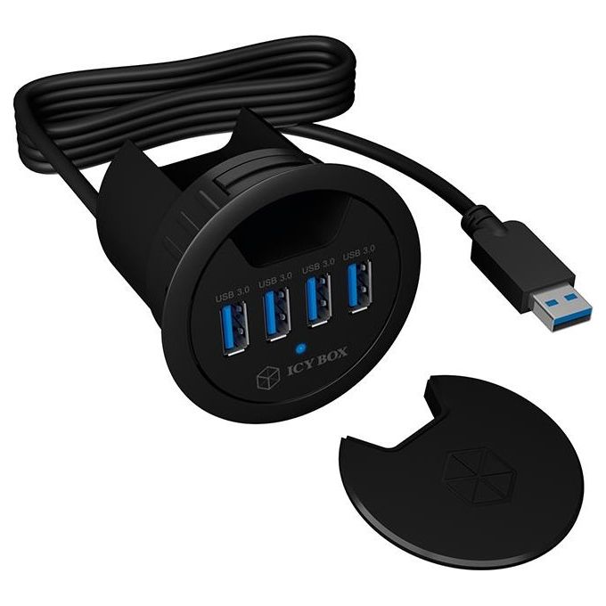 Icy Box hub usb 4 Porte 3.0 Ib-hub1403 rd.
