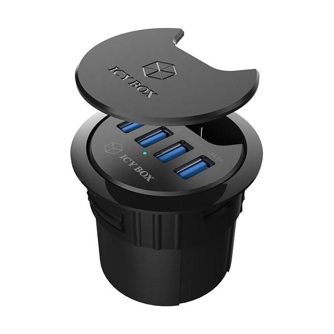 Icy Box hub usb 4 Porte 3.0 Ib-hub1403 rd.