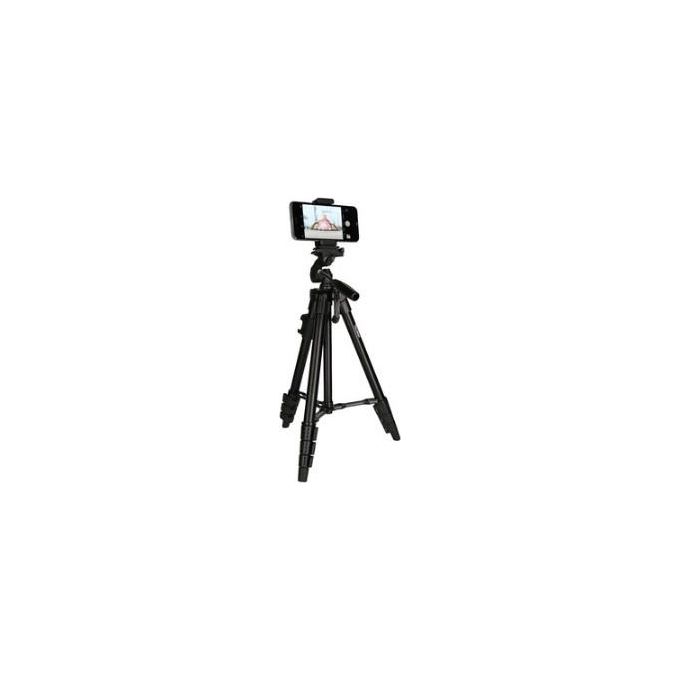 Rollei 22638 Selfie Traveler Treppiede Smartphone Fotocamera Azione 3 Gambe Alluminio 120 cm 2 Kg colore Nero