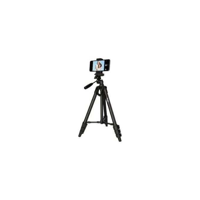 Rollei 22638 Selfie Traveler Treppiede Smartphone Fotocamera Azione 3 Gambe Alluminio 120 cm 2 Kg colore Nero