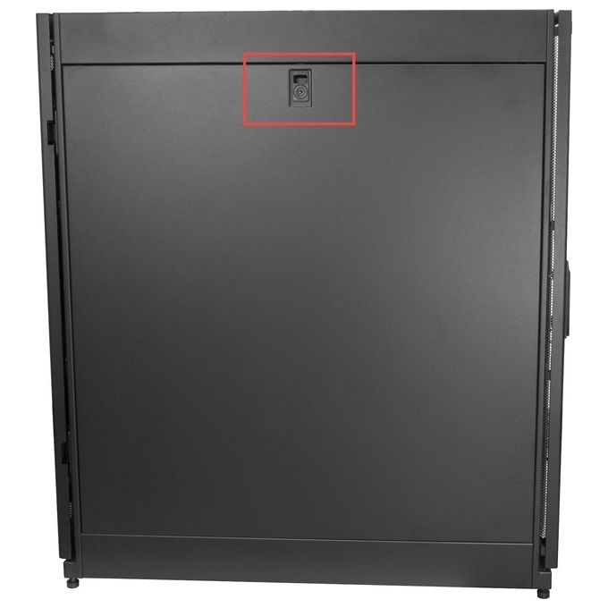 StarTech.com RK2537BKM Armadio Rack 25U 19 Pollici su Ruote 4 Montanti con Profondita' Regolabile e Serratura colore Nero