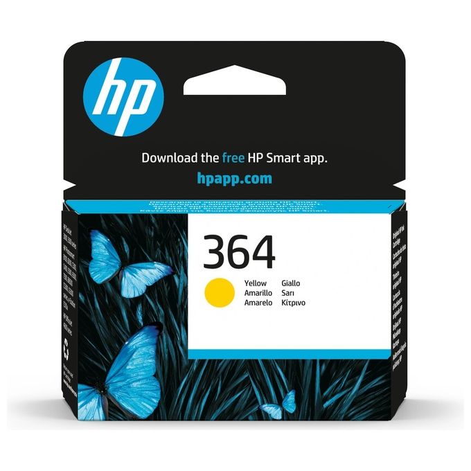 Hp cartuccia inchiostro 364 giallo 300 pagine