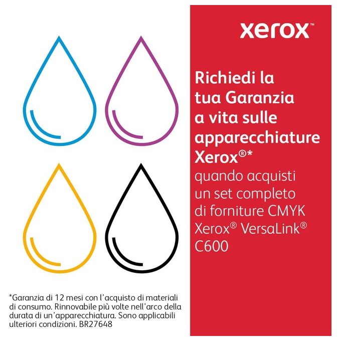 Xerox Toner Giallo Extrahc Versalink c600