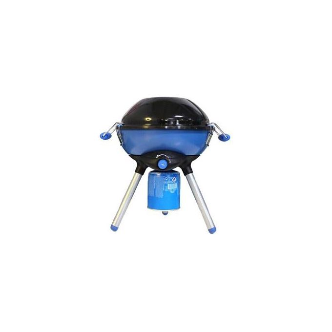 Campingaz 2000030685 Party Grill 400 CV Barbecue e Fornello Portatile 2000W accensione Piezo griglia piastra reversibile colore Nero Blu