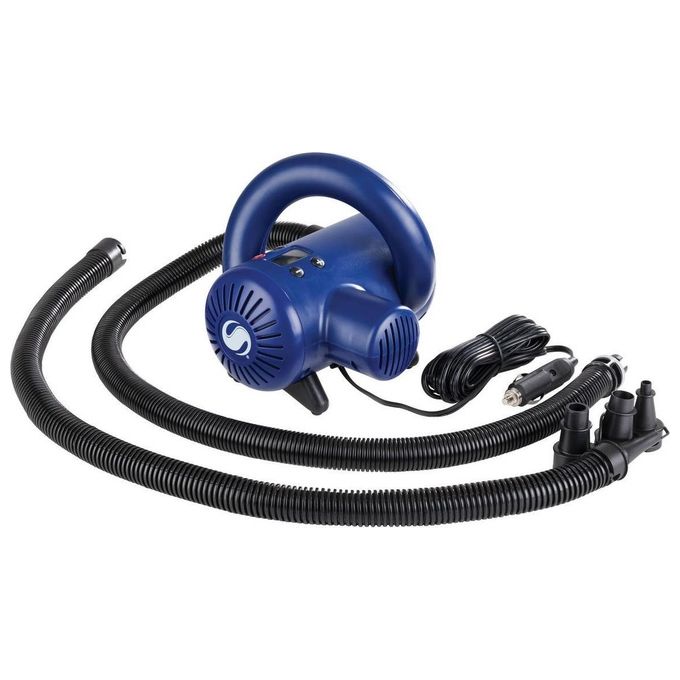 Sevylor 2000014707 Pompa Elettrica 12V per Accendisigari 15 PSI 190 litri-minuto con Adattatori Universali colore Blu