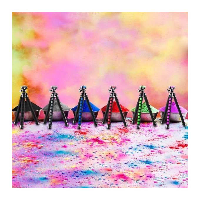 Mantona Kaleido Treppiede Flessibile Blu