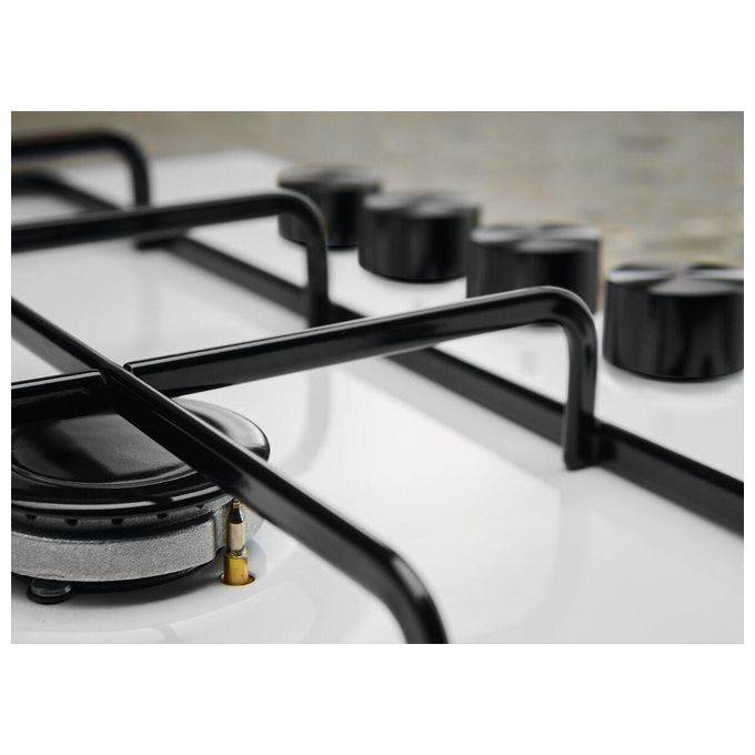 Electrolux KGS6404W Serie 300 Piano cottura Gas 60 cm 4 fuochi Comandi laterali Accensione elettronica colore Bianco