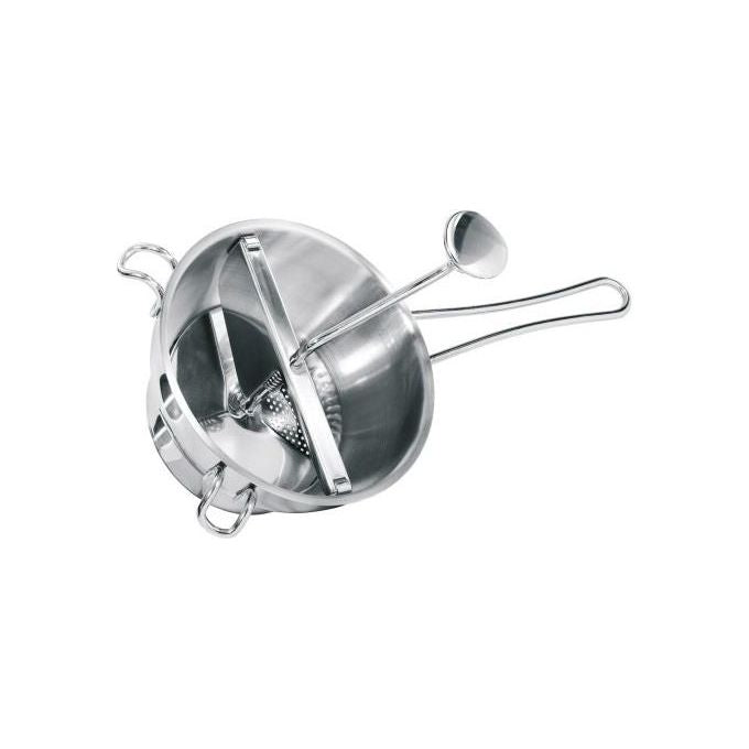 GEFU 24200 Flotte Lotte Passaverdure in Acciaio Inox con 2 Dischi 2 mm e 3 mm Lavabile in Lavastoviglie colore Acciaio inox