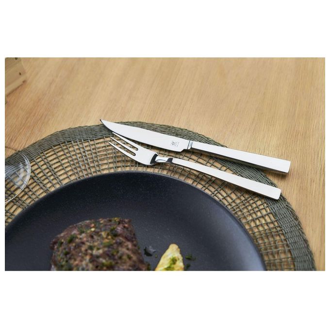 Zwilling Set Posate da Bistecca 12 Pezzi in Scatola di Legno
