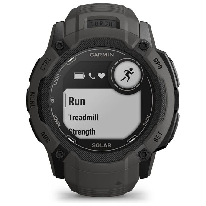 Garmin 010-02805-00 Instinct 2X Solar Orologio sportivo GPS Glonass Galileo Touch screen Solar 50 mm colore Grafite