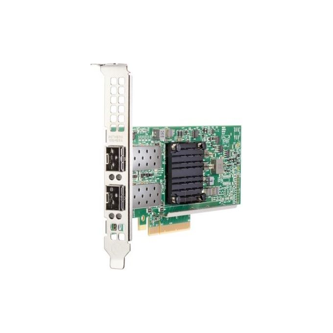 HPE 817718-B21 631SFP28 Scheda di Rete PCIe 3.0 x8 2 porte SFP28 10-25GbE SR-IOV RoCE v2 Low Profile colore Rosso