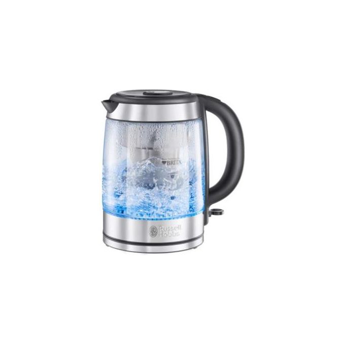 Russell Hobbs 20760-57 Clarity Bollitore elettrico 1,5 L 2200 W Filtro Brita incluso Acciaio inox Trasparente