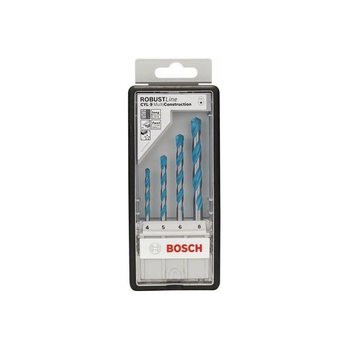Bosch 4 Pezzi Robustline CYL-9 MultiConstruction Set: 4-8mm