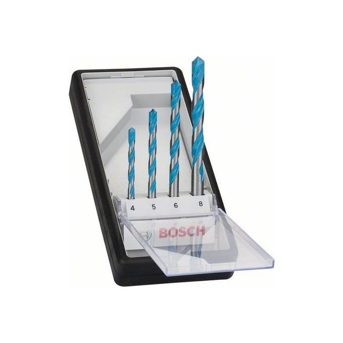Bosch 4 Pezzi Robustline CYL-9 MultiConstruction Set: 4-8mm