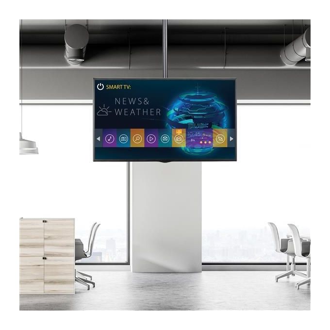 Startech Supporto da Soffitto per Televisione a Schermo Piatto Multidirezionale Palo da 2,5mt a 2,9mt