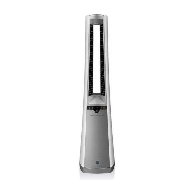 Macom Ventilatore senza Pale Turbo Bladeless Fan 996 con Fresh Ion Technology Bianco e Argento Compatto e Silenzioso