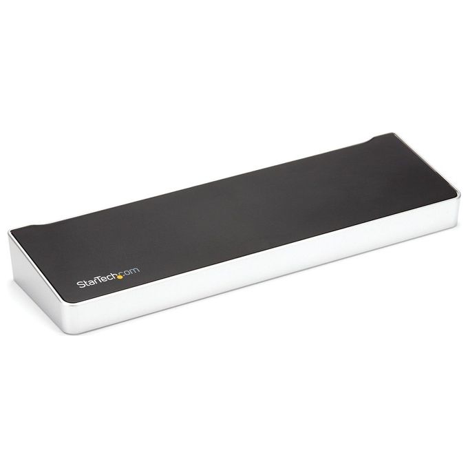 StarTech DK30CH2DPPDU Docking Station USB-C Triplo Monitor 4K 5 Porte USB 3.0 Power Delivery 60W Gigabit Ethernet DisplayPort HDMI colore Nero