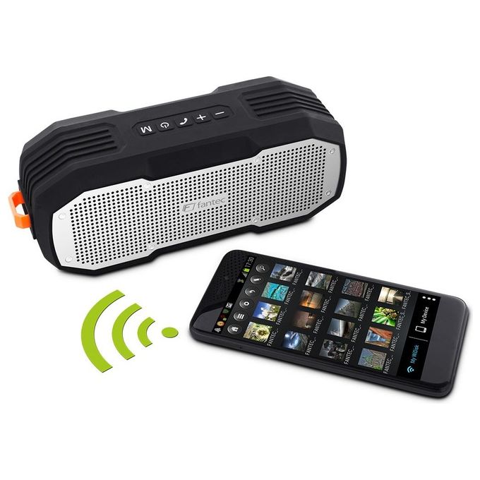Fantec Novi T30 Altoparlante mobile Bluetooth 4.1 Argento