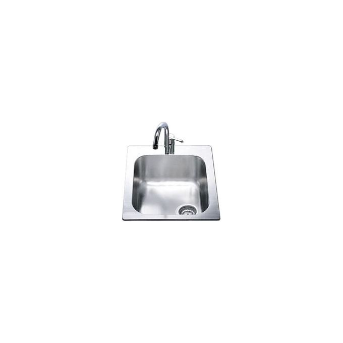 Smeg VS34-P3 Alba Lavello Acciaio Inox Spazzolato  da Incasso 1 Vasca saldata Inox 42x21cm VS34-P3
