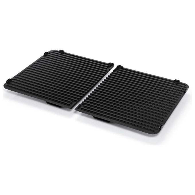 WMF 0415280011 Lono Master Grill Elettrico 2400 W con Piastre Antiaderenti Rimovibili e Protezione IPx4 per Uso Esterno colore Nero
