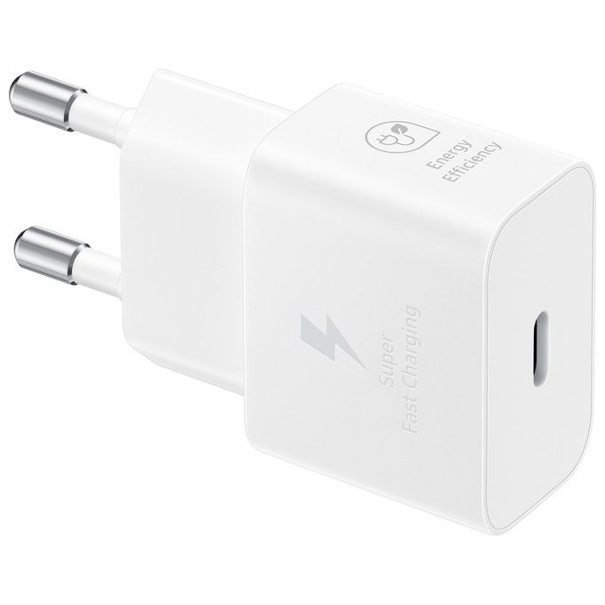 Samsung Caricabatterie Super Fast Charging 25W con Cavo da Usb Type-c a Usb Type-c