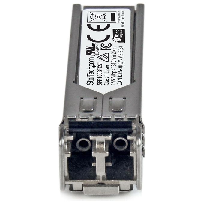 Startech Modulo Ricetrasmettitore SFP in Fibra 100Mbps Conforme MSA 100Base-FX
