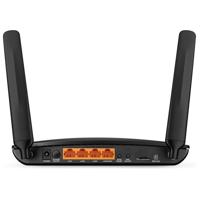 TP-Link ARCHER MR400 Router Wireless 4G LTE Dual-Band 2.4 GHz 5 GHz Wi-Fi 5 Fast Ethernet Slot SIM colore Nero