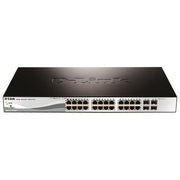 D-Link DGS-1210-28P Switch Smart Gestito 24 Porte Gigabit PoE 4 Porte SFP L2 1U colore Nero