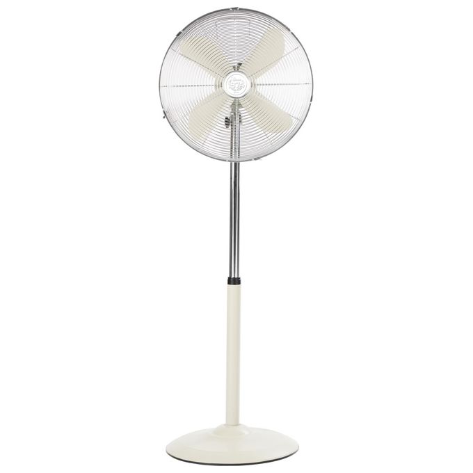 Bimar VP307BE Ventilatore Piantana in Metallo Beige da 40cm Potenza di 50W per Comfort in Ambienti Domestici