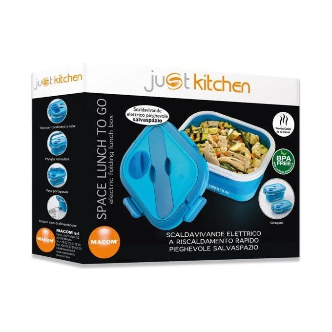Macom 864 Lunch to Go Portavivande Elettrico Blu