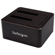 StarTech SDOCK2U33V Docking Station USB 3.0 a Doppio Bay per HDD SSD SATA 2.5 e 3.5 Pollici con Supporto UASP e Hot Swap colore Nero