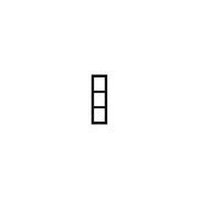 2N Telecommunications 9155023B Verso Frame Surface 3 Moduli Nero