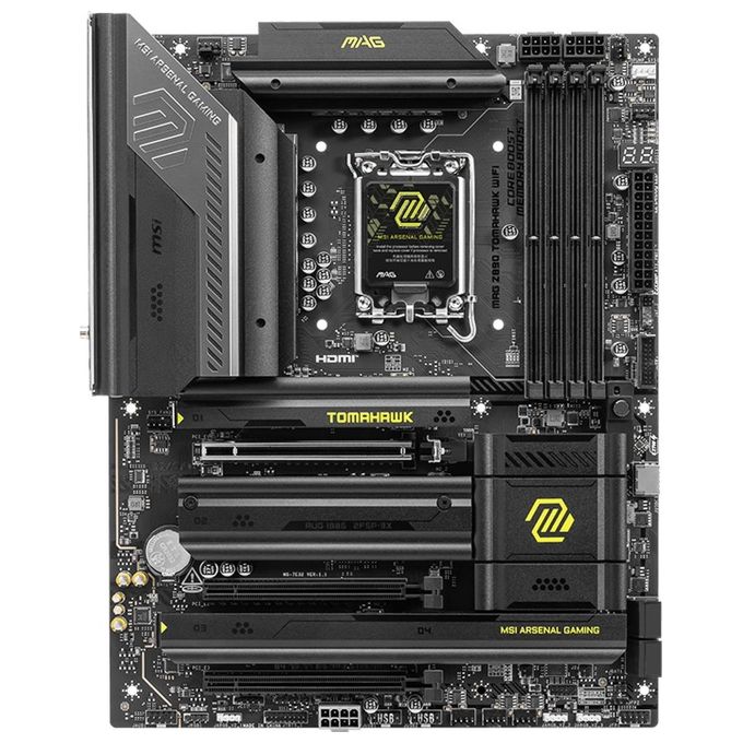 MSI MAG Z890 TOMAHAWK WIFI Scheda Madre Intel Z890 ATX con 4 Slot DDR5 256 GB 4 M.2 Wi-Fi 7 2.5GbE Thunderbolt 4 colore Nero
