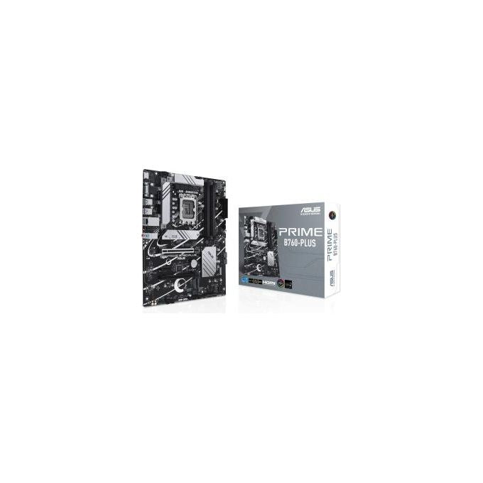 Asus PRIME B760-PLUS Scheda Madre ATX Socket LGA 1700 Chipset Intel B760 DDR5 192 GB PCIe 5.0 3x M.2 2.5Gb Ethernet