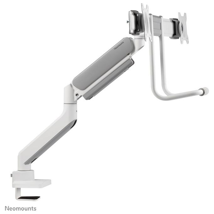 Neomounts 14793746000 DS75-450BL2 Supporto da Tavolo per 2 Schermi fino a 32'' 8 Kg ciascuno Regolabile in Altezza Rotazione e Inclinazione colore Nero