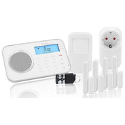 Olympia 6006 Prohome 8762 Sistema di Allarme WiFi GSM fino a 64 sensori con App Sirena Integrata colore Bianco