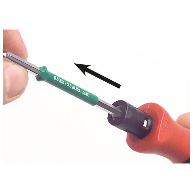 Wiha 26893 TorqueVario-S Set di cacciaviti dinamometrici 14 pezzi 0,8-5,0 Nm colore Rosso-Nero