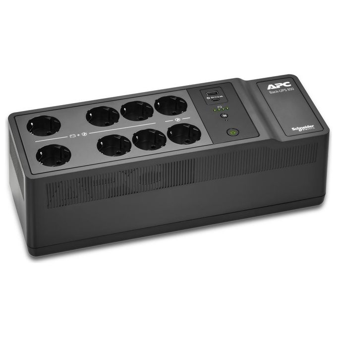 APC BE850G2-IT Gruppo di Continuita' UPS Standby Offline 850 VA 520 W 8 Prese Protezione Sovratensioni colore Nero